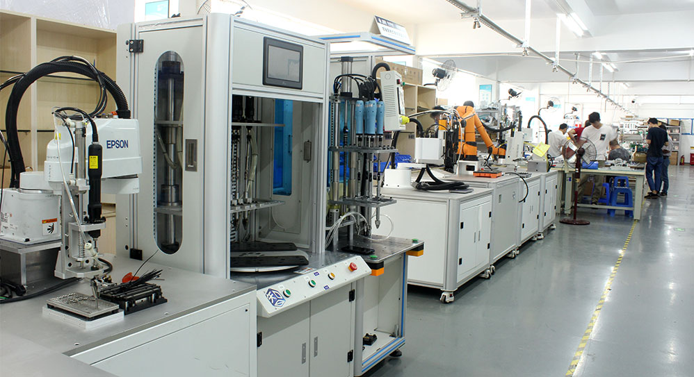 規模化生產，自動化生產線